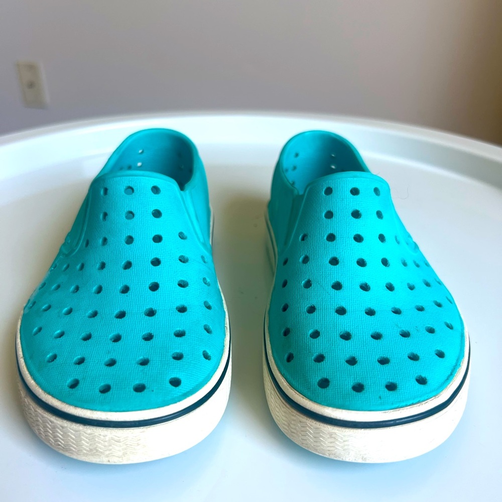 Native Kids shoes Aqua Teal Blue